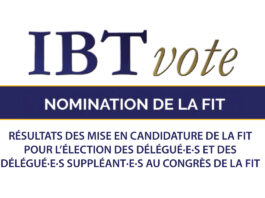 Communication des résultats de l’assemblée de nomination de la FIT
